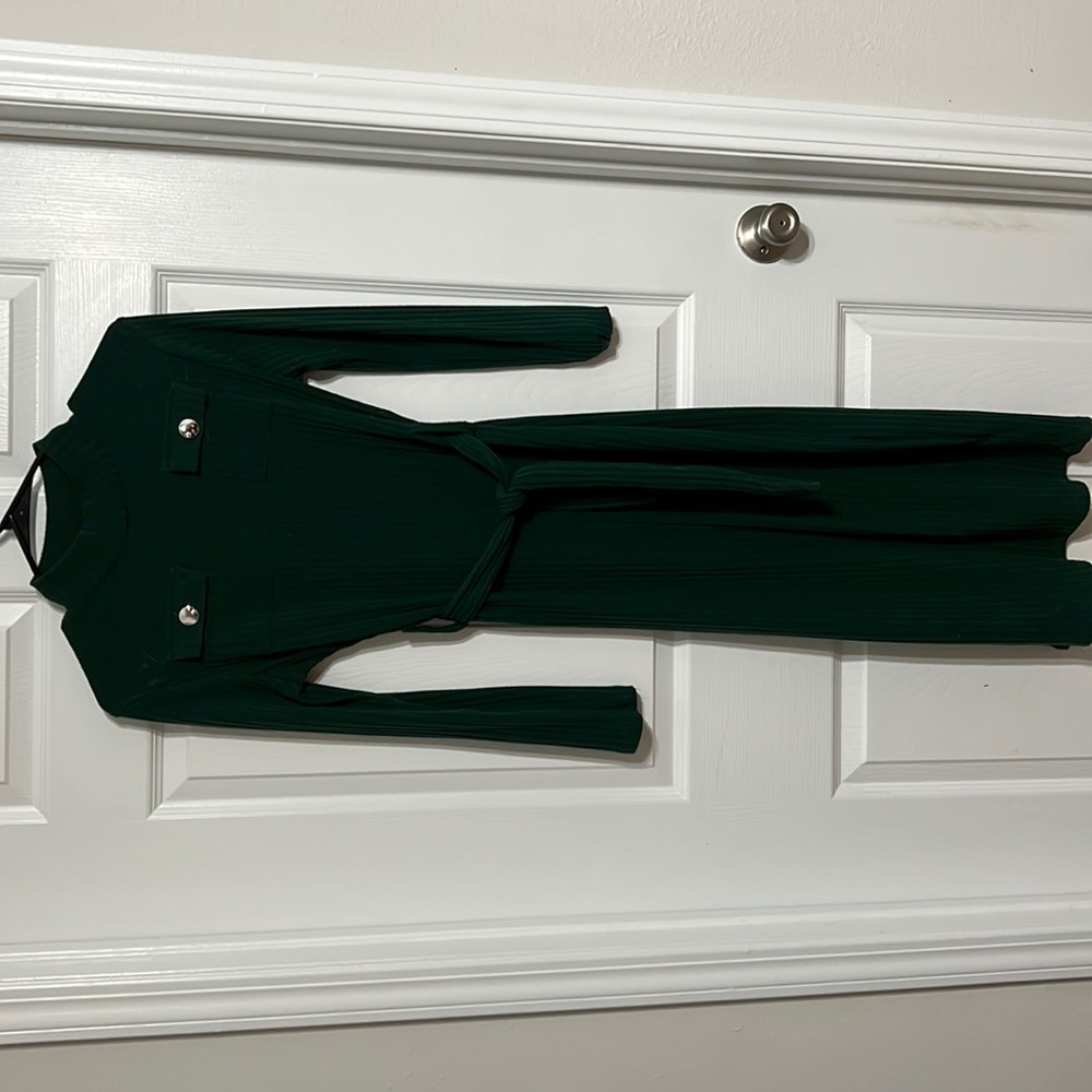 Long sleeve ankle length dress